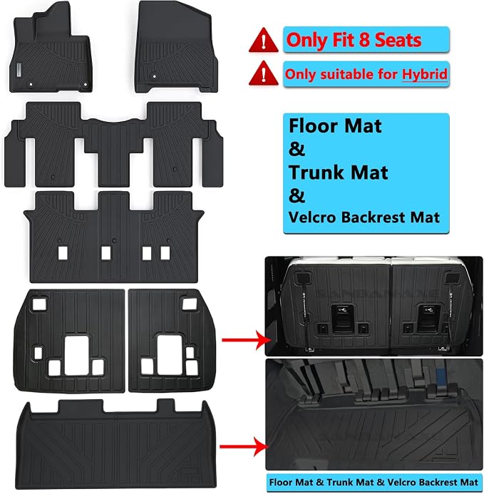 Floor Liners & Cargo Liners & Backrest Mat - Image 2