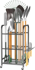EVERHANGER Garden Tool Organizer and Storage, Yard Tool Stand Garage Tool by EVERHANGER