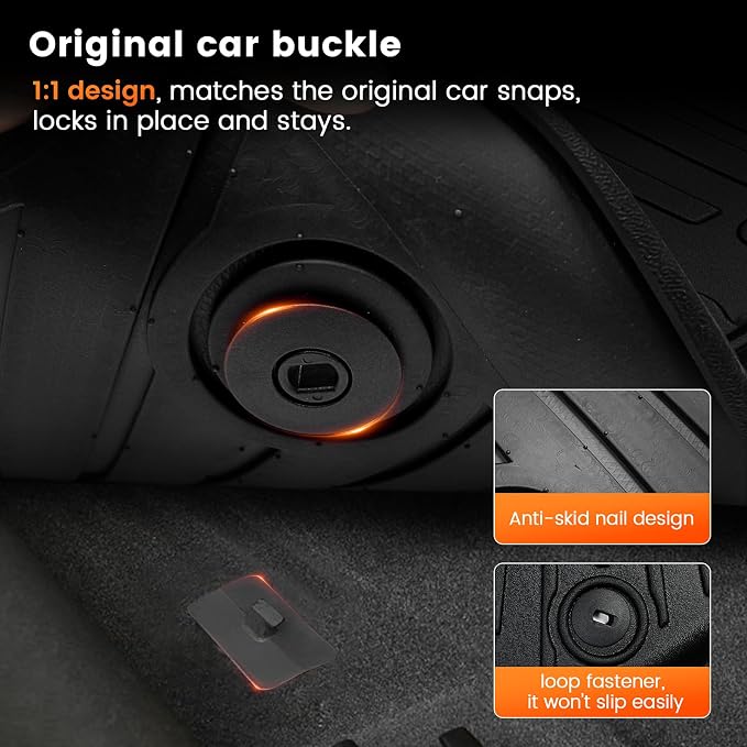 KMF Custom Fit Floor Mats for KIA K4 2025 Accessories, K4 Car Mat All Weather - Image 3