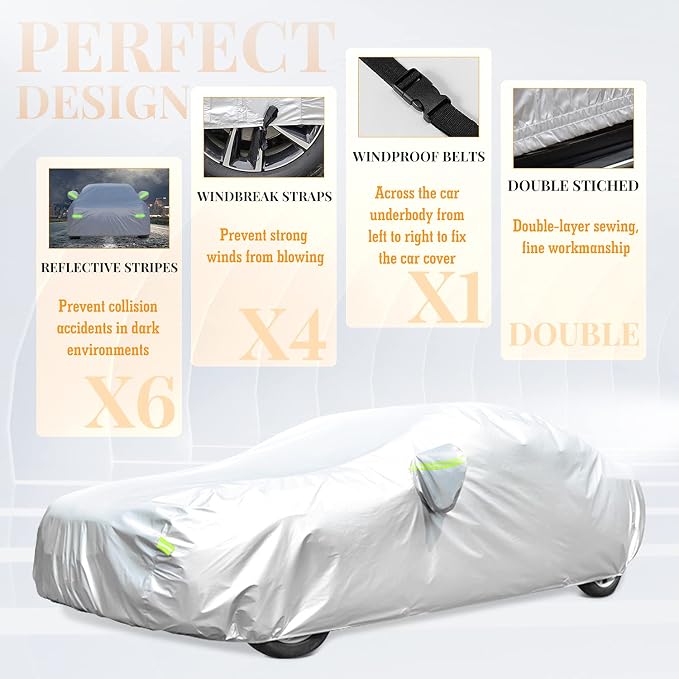 All-Weather Waterproof Car Cover – Universal Fit - Image 6