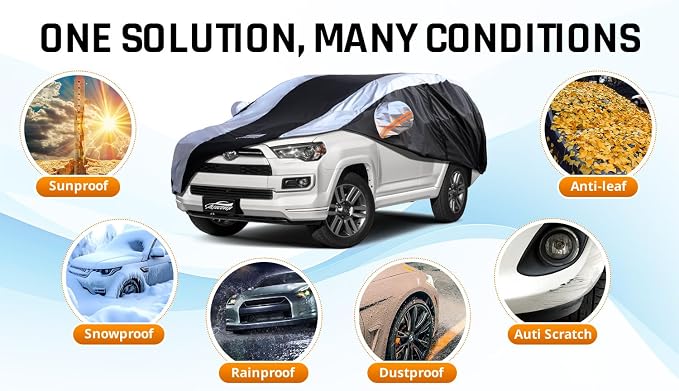 Toyota 4Runner Car Cover Waterproof All Weather - Image 6