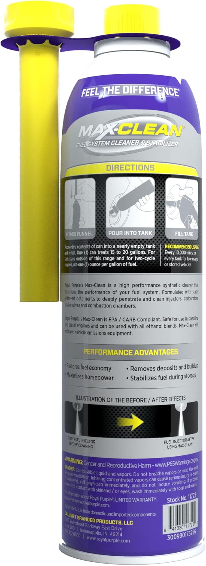 Royal Purple Max-Clean Fuel System Cleaner and Stabilizer 11722 20 Ounce - Image 2