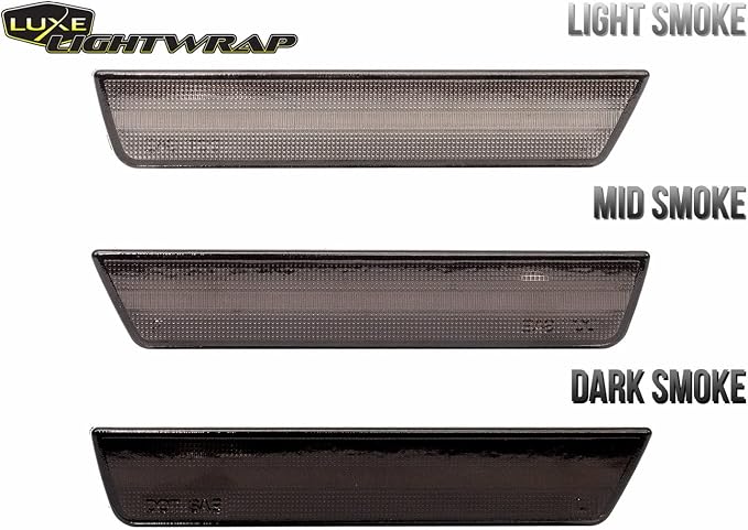 Luxe LightWrap Dark Smoke Universal Headlight Tint Light Tail Kit - Image 8