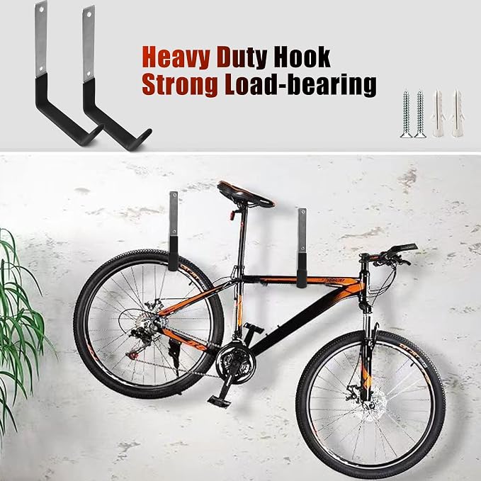 Heavy Duty Steel Hooks, Garage Storage Utility Hooks, Heavy Duty Tool Organizer - Image 6