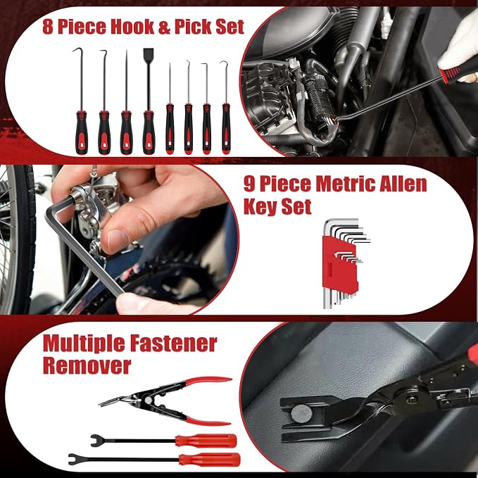 Sundpey 132-PCs Car Tool Kit - Image 5