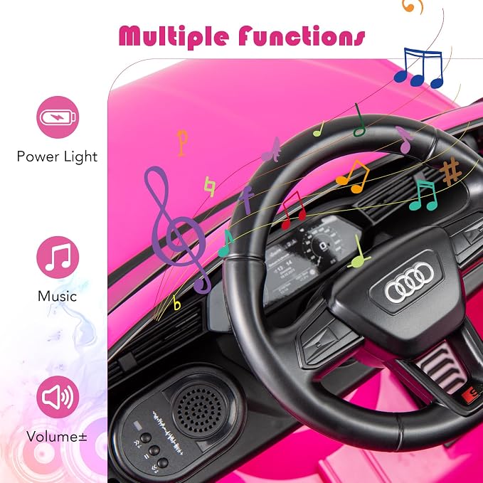 Licensed Audi SQ8 Ride on Car by OLAKIDS, 12V Kids Electric Vehicle - Image 6