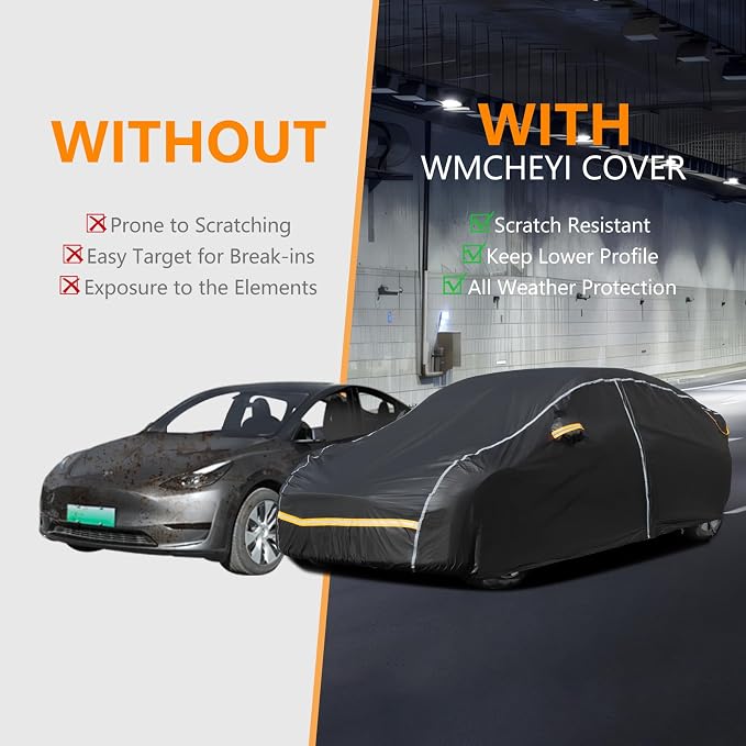 Car Cover Waterproof All Weather, 6 Layers Car Covers - Image 2