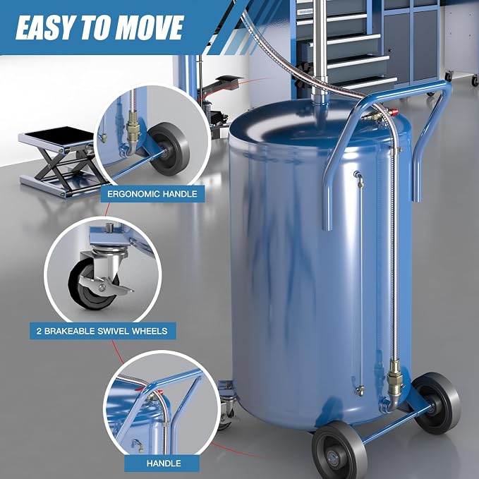 20 Gallon Waste Oil Drain Tank - Image 5