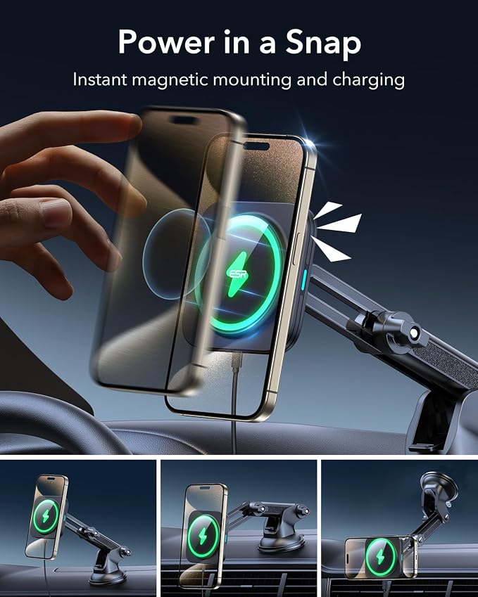 ESR for MagSafe Car Mount Charger, for Magsafe Car Charger, - Image 3