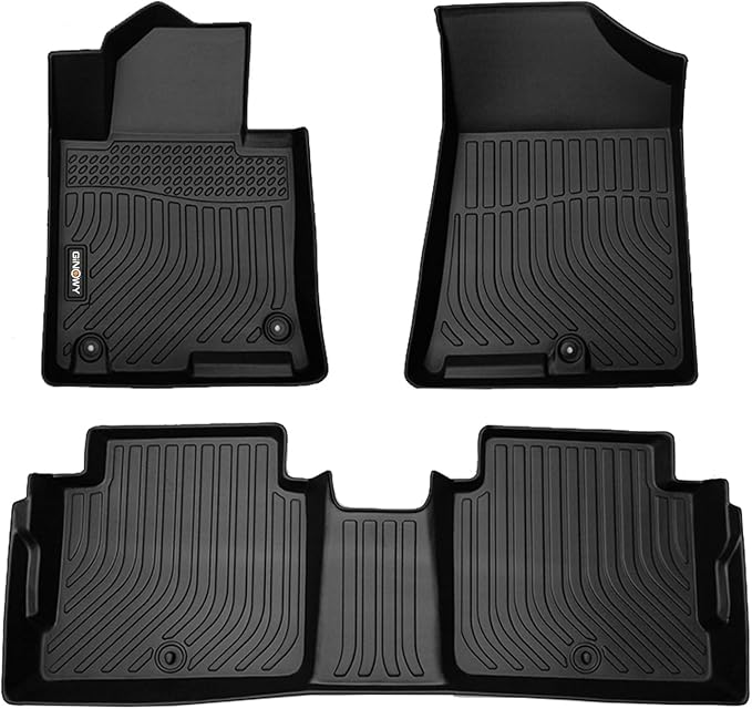 GINOWY-Floor Mats for Kia Optima 2016-2020 & for Hyundai Sonata 2015-2019 by GINOWY