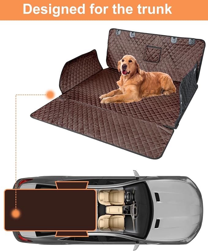 PETICON SUV Cargo Liner for Dogs, Waterproof Pet Cargo Cover Dog Seat Mat for - Image 2
