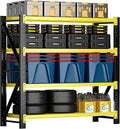 3000LBS Heavy Duty Storage Shelves, 4-Tier Adjustable Garage Organization by Qxdyt