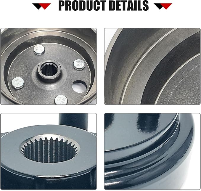 LOSTAR Golf Cart Brake Drum Hub Assembly - Image 6
