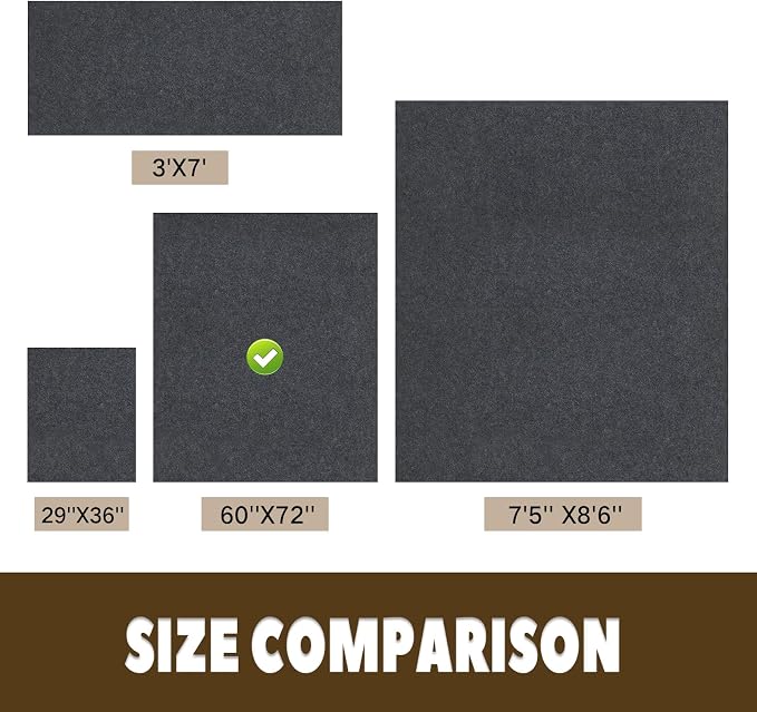 Oil Spill Mat, Garage Floor Mat Under Car, Waterproof/Durable/Non-Slip TPR - Image 6