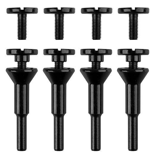 Cut Off Wheel Mounting Mandrel Holder 3/8" & 1/4" Arbor Hole, 4 Pack Cut-Off by AOKLIT