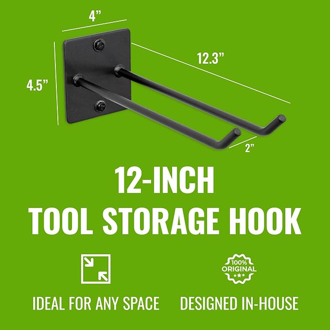 StoreYourBoard Garage Garden Tool Wall Mount Hook, Garage Organization and - Image 4