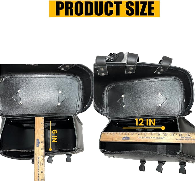 Motorcycle Saddlebags, 33L Large Capacity Saddle Bags Motorcycles, Genuine - Image 7