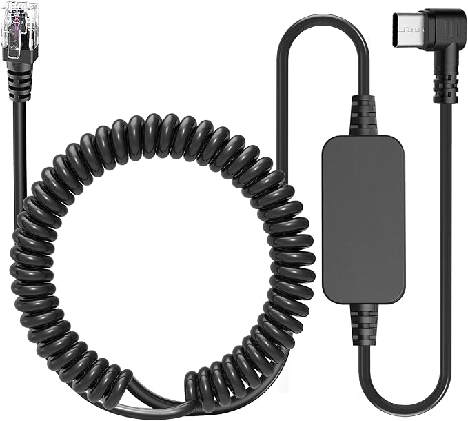 Radar Detector Cable，USB CTo RJ11 Plug Cable 5V-12V Power Cord, Compatible by Unknown