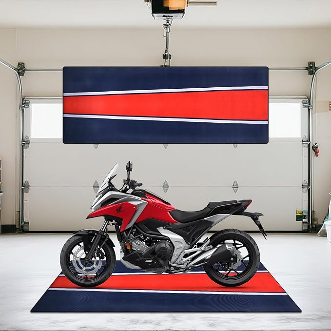 Motorcycle Mat, Heavy-Duty Surface by Unknown