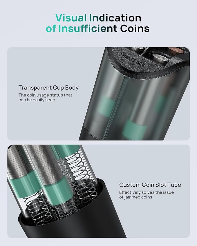 HALOBLK Large Capacity Coin Holder - Image 5