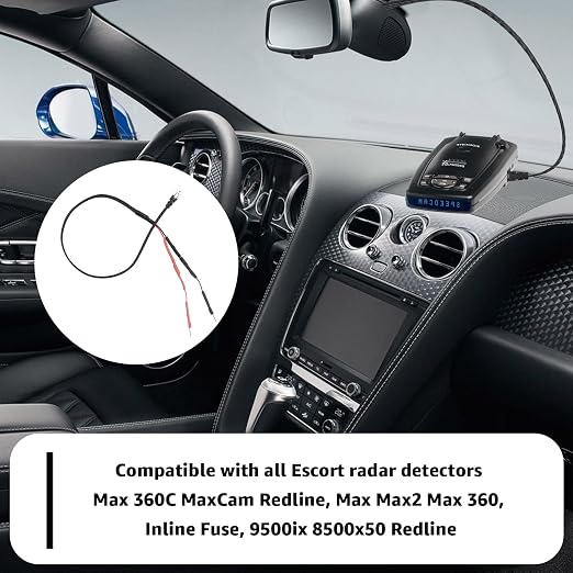 1PC RJ11 Replacement Mirror Wire Power Cord - Image 2