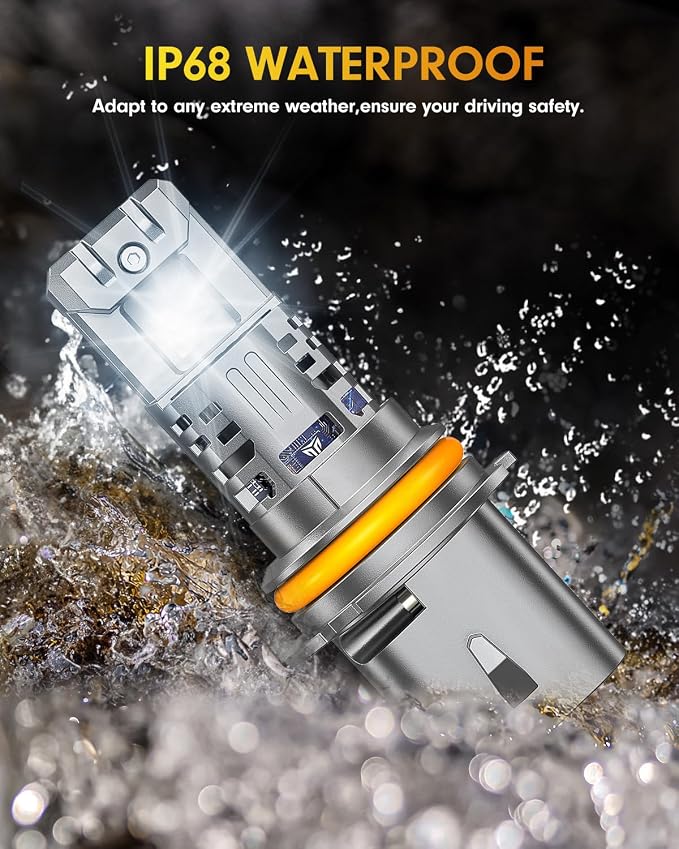FAHREN 9007/HB5 led Bulbs, 10X Brighter 60, 000LM Ultra Brightness, 6500K Cool - Image 7
