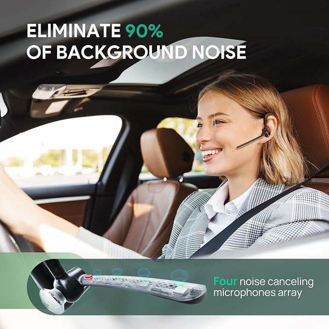 Yealink Bluetooth Headset BH71, Wireless Bluetooth Earpiece - Image 3