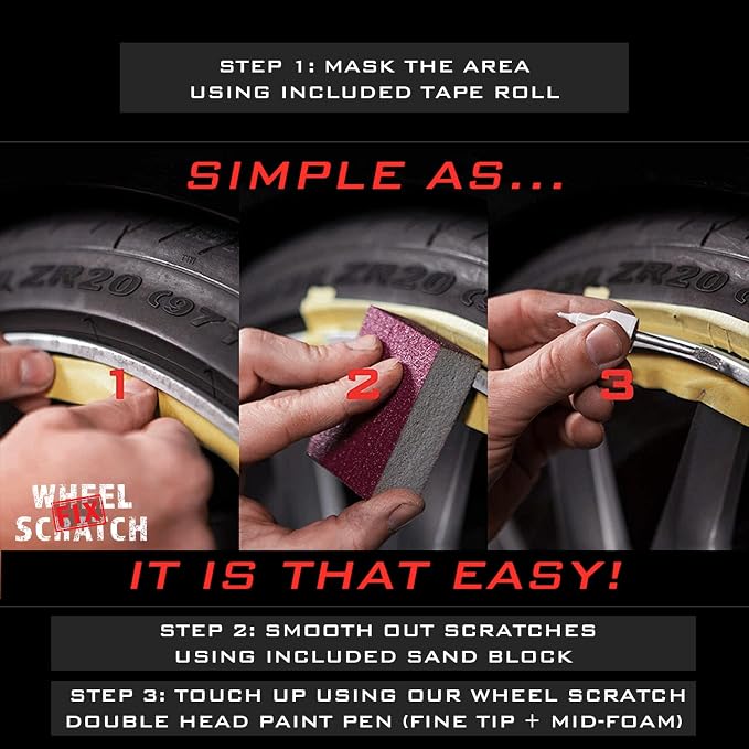 Gray Rim Touch Up Paint, Car Wheel Scratch Repair, Wheel Touch Up Paint Pen - Image 6