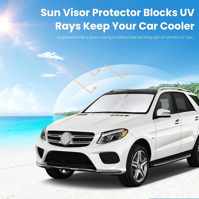 Sunshade Sun Shield for Mercedes-Benz C-Class W205 C250 C300 C400 SLK SLS CLA - Image 2