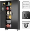 71" H×32" W×16" D Garage Storage Cabinet by GANGMEIMENTALSTORAGECABINET