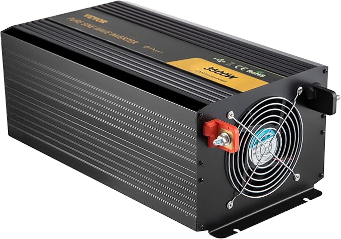 VEVOR Pure Sine Wave Inverter 3500 Watt Power Inverter, DC 12V to AC 120V Car - Image 10
