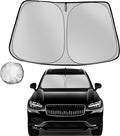 Windshield Sun Shade for 2016-2025 Volvo XC90 Foldable Sun Sunshade for Car by Fonowka