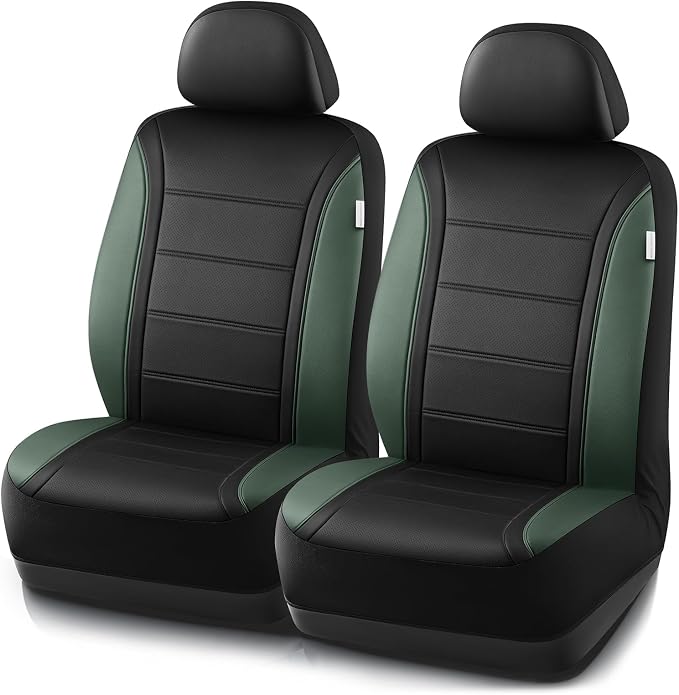 Road Comforts Leather Seat Covers, Breathable Car Seat Covers Front Seat by RoadComforts