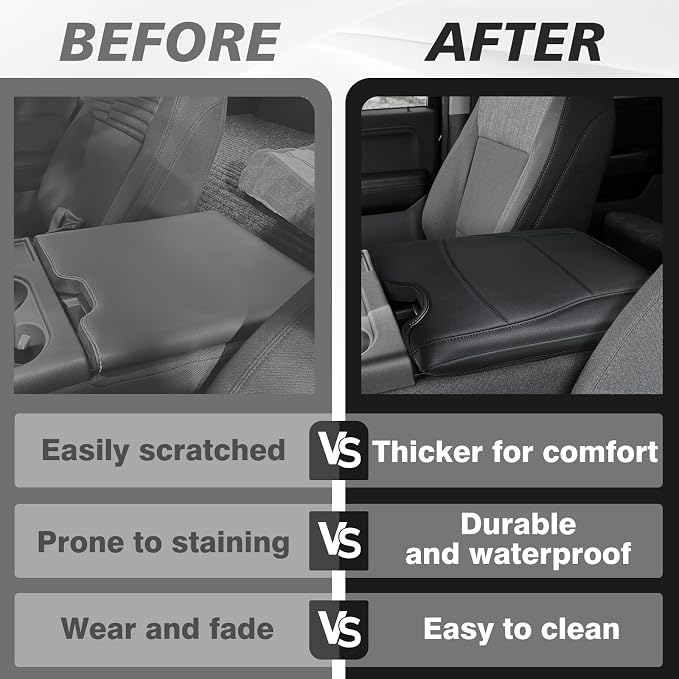Muslogy Center Console Armrest Cover Compatible - Image 6