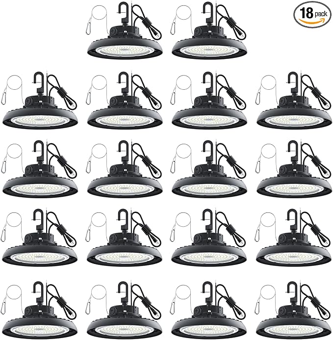 High Bay Lights LED UFO Light 240W LED Shop Lights 6000K IP65 Commercial Bay by AIKVSXER