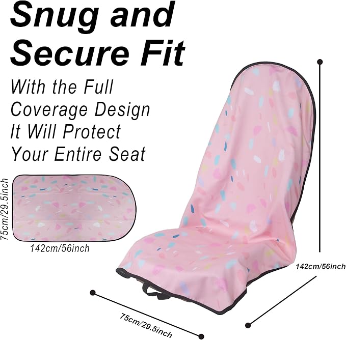 Car Seat Cover Protector Front Seats, - Image 3