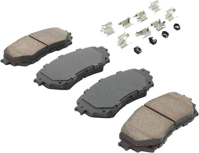 Premium Semi-Metallic Front Brake Pads Compatible - Image 2