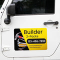 Custom Car Magnet Signs for Businesses 2 pk by Unknown