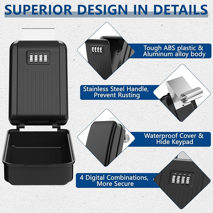 Car Window Lock Box for Turo, Car Key Lock Box - Image 4