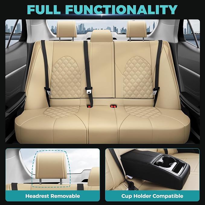 for Toyota Camry Seat Covers Hybrid XLE XSE 2018 2019 2020 2021 2022 2023 2024 - Image 5