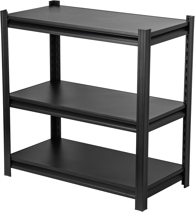 Metal Garage Shelving Unit, Heavy Duty 3-Tier 1050 LBS Loads Adjustable Storage by Koestem