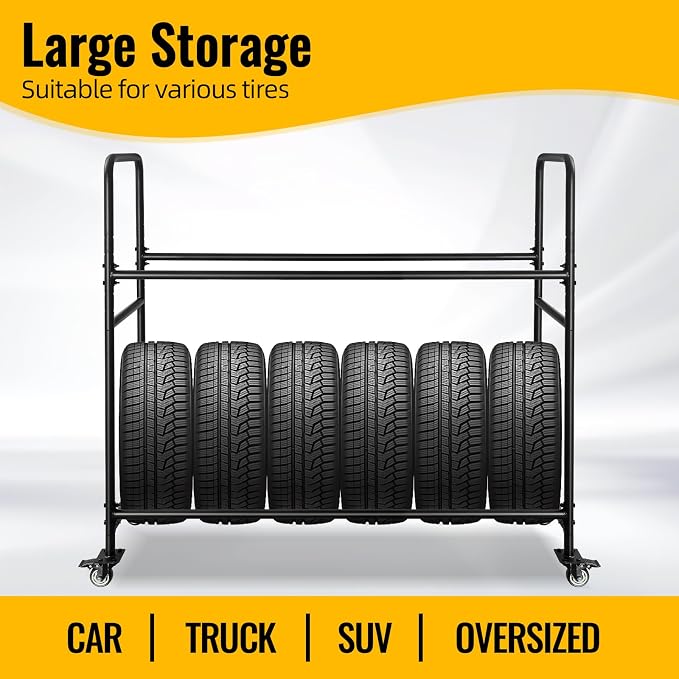 60" Tire Storage Rack - Image 5