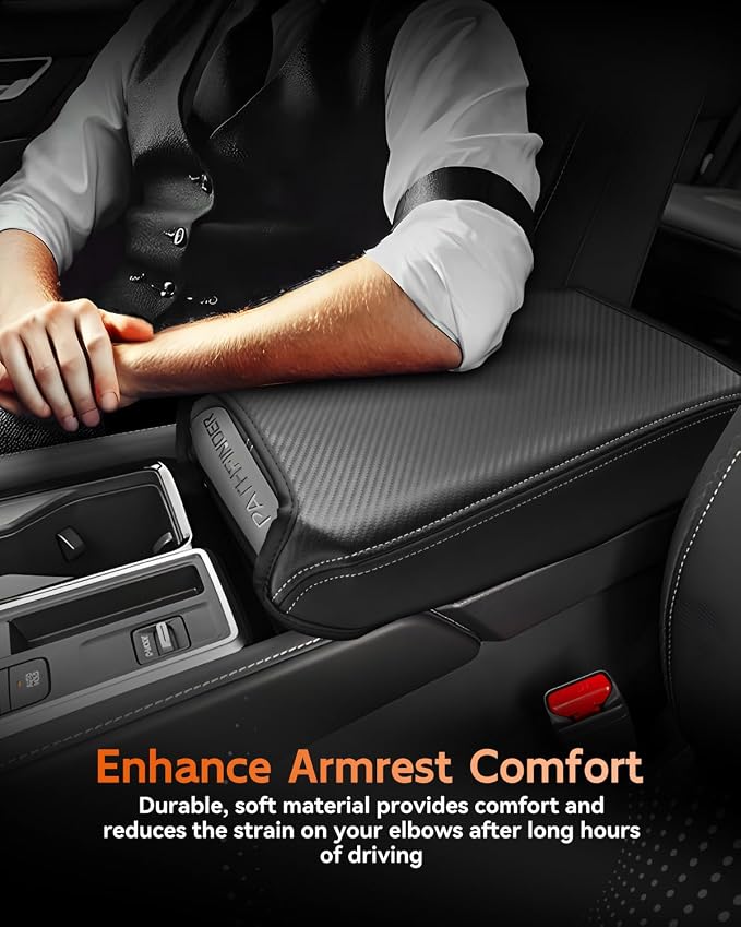 CDEFG for Nissan Pathfinder 2022-2025 Center Console Cover Armrest Box Cover - Image 5