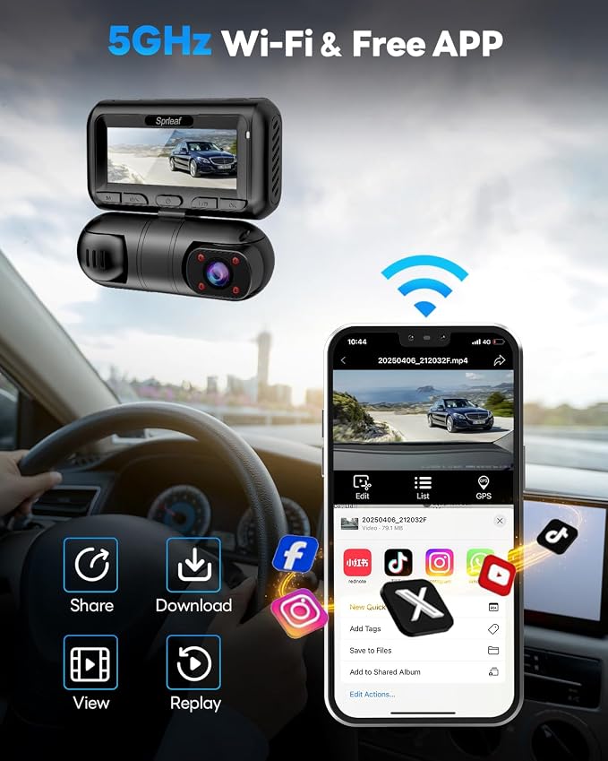 SPRLEAF 4 Channel Dash Cam - Image 4