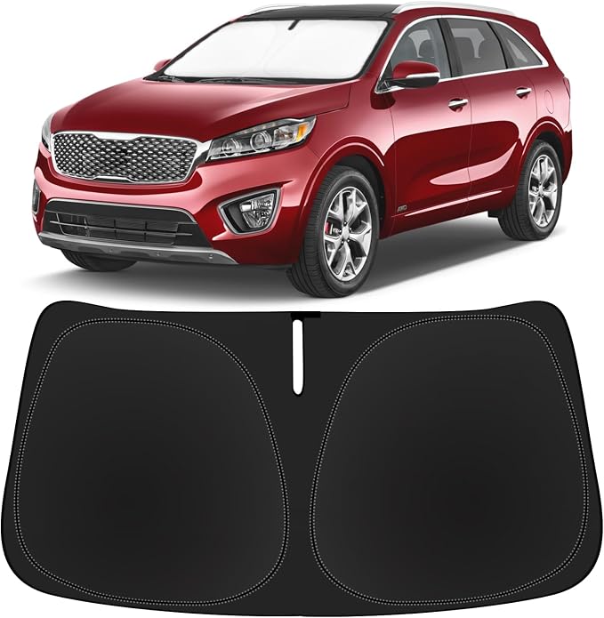 Sun Shade for Sorento Windshield Sunshades for 2016-2019-2020 Kia Sorento SUV by SLOGENTO