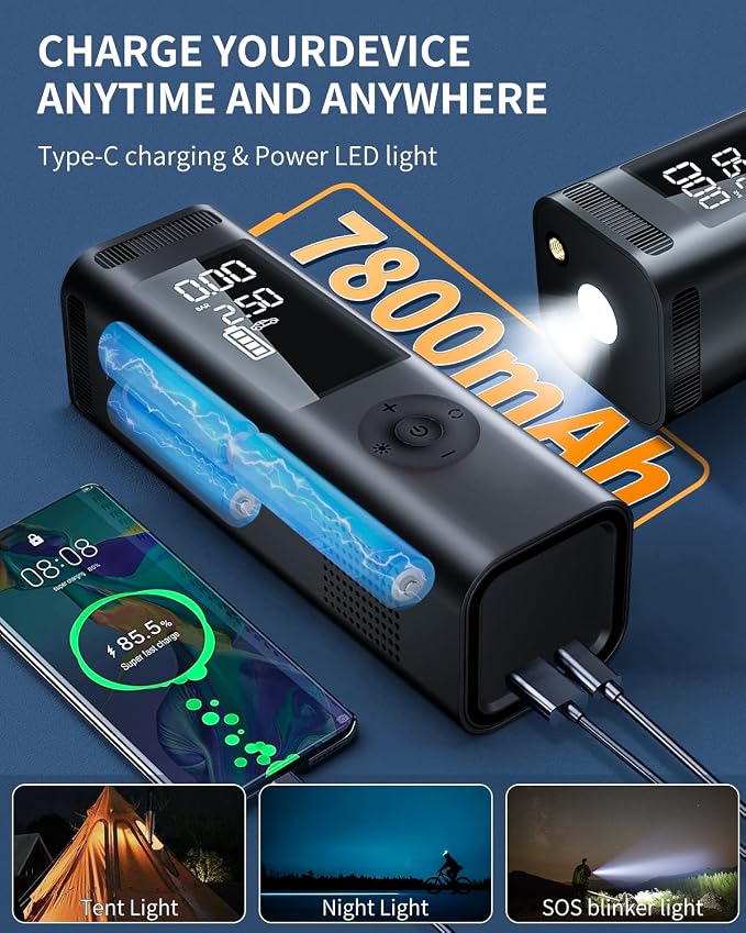 Tire Inflator Portable Air Compressor - Image 5