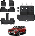 Floor Mats for Kia Telluride 2020-2024 2025 7-seat/8-seat Trunk Mat by GALVAGNITE