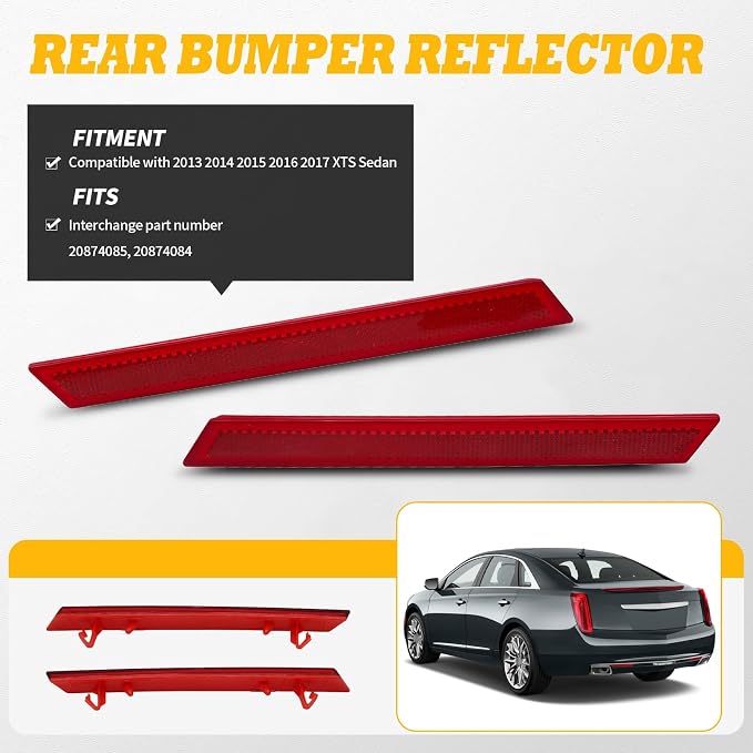 20874085 20874084 Rear Bumper Reflector Compatible - Image 2