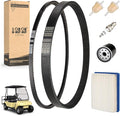 10L0L Golf Cart DS Tune Up Kit W/Clutch Drive Belt &Generator Belt fit by 10L0L