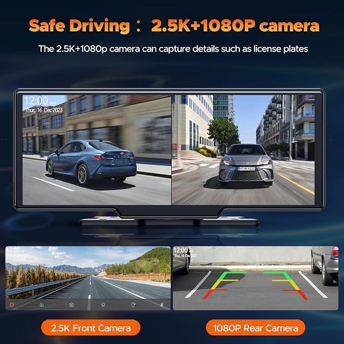 Volam Wireless Carplay Screen for Car - Image 3